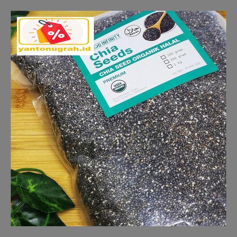 

S50Mkkar Premium Chia Seed 1 Kg Halal Usda Organik Meksiko Dr05Ytd