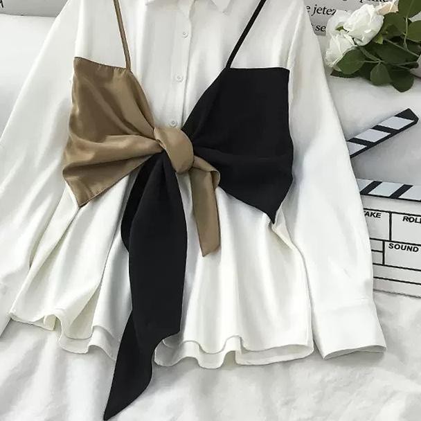 ✶ Magnolia Top Atasan Blouse Variasi Tali Fashion Muslim Wanita ❅