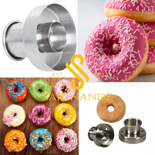 

Pemotong Donat | Pembentuk Donut | Doughnut Cutter Round ST Stainless Steel