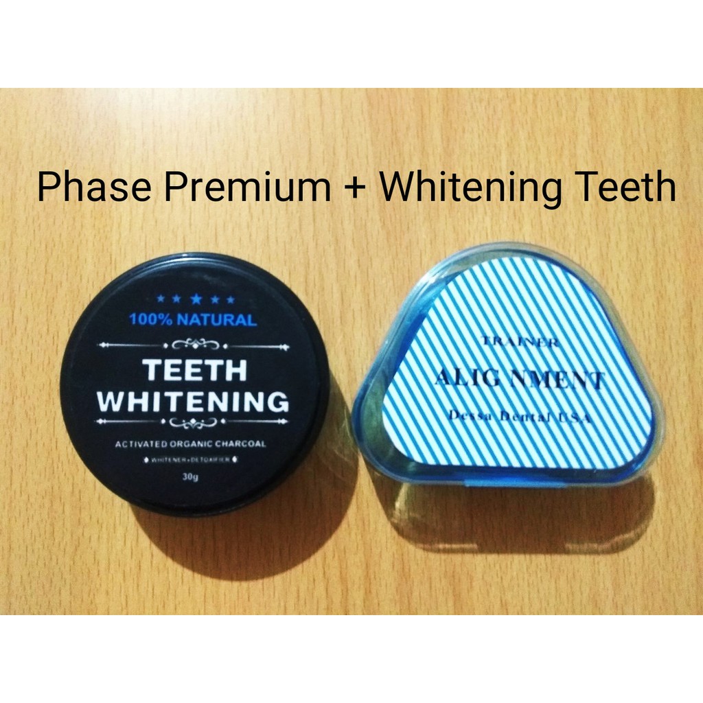 Paket Promo Perapih Gigi dan Pemutih Gigi Whitening Teeth Charcoal