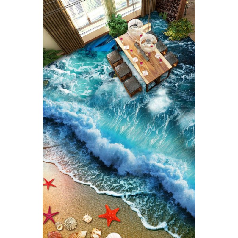 3D Wallpaper Flooring/lantai