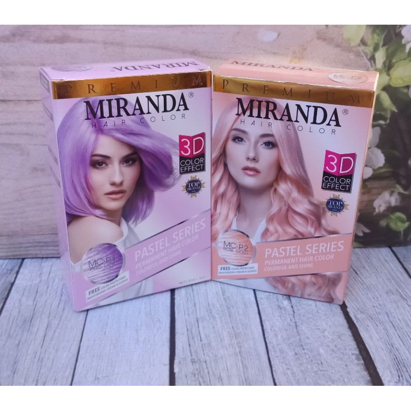 Miranda Hair Color Premium Pastel Series / Pewarna Rambut Miranda