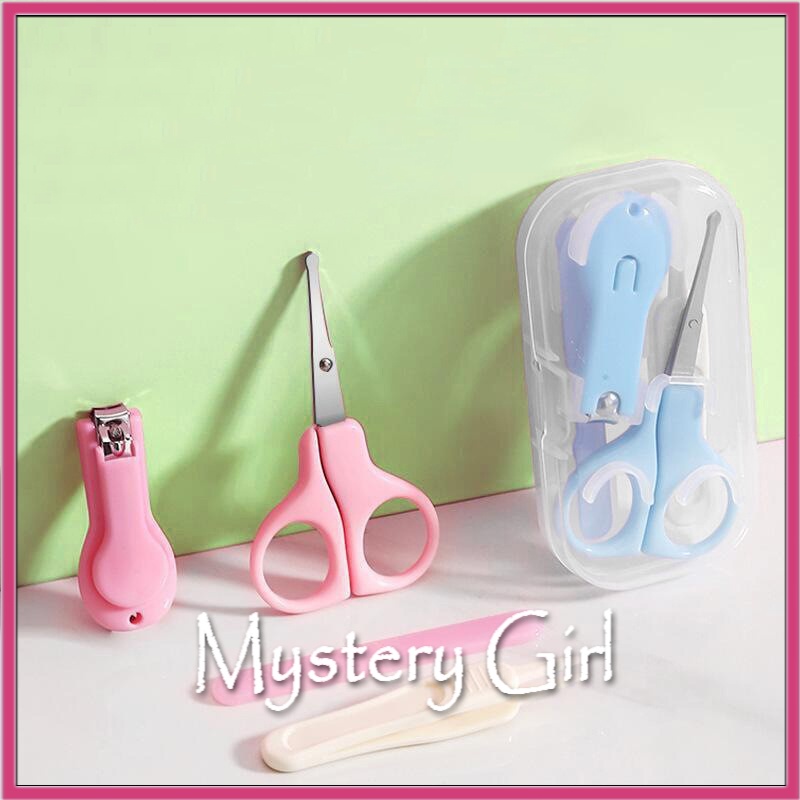 Mysterygirl - Gunting kuku bayi Set Baby Care Kit Set / Menicure Manicure Set Bayi / Gunting Kuku Pemotong /Pinset /Kuku Kikir