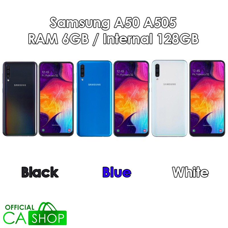 Samsung Galaxy A50 A505 - 6GB 128GB (6/128) - Black / Blue