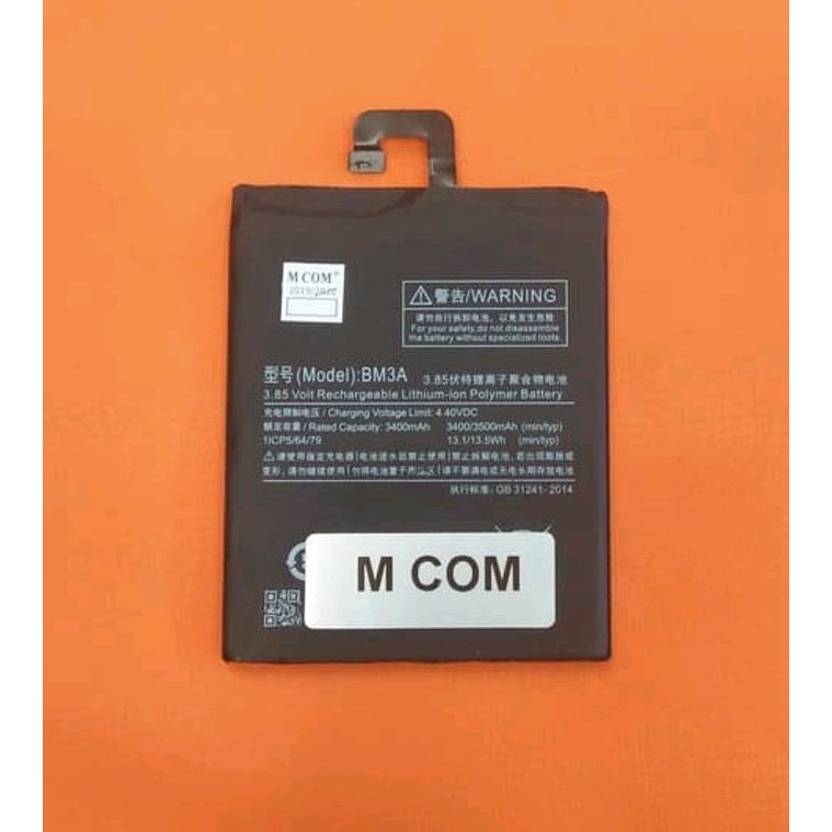 Battery Batre Baterai Mcom Xiaomi Mi Note 3 BM3A BM 3A