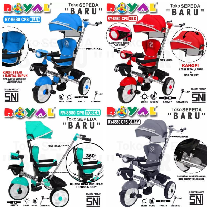 TB - Sepeda Roda 3 ROYAL RY 8580 CPS