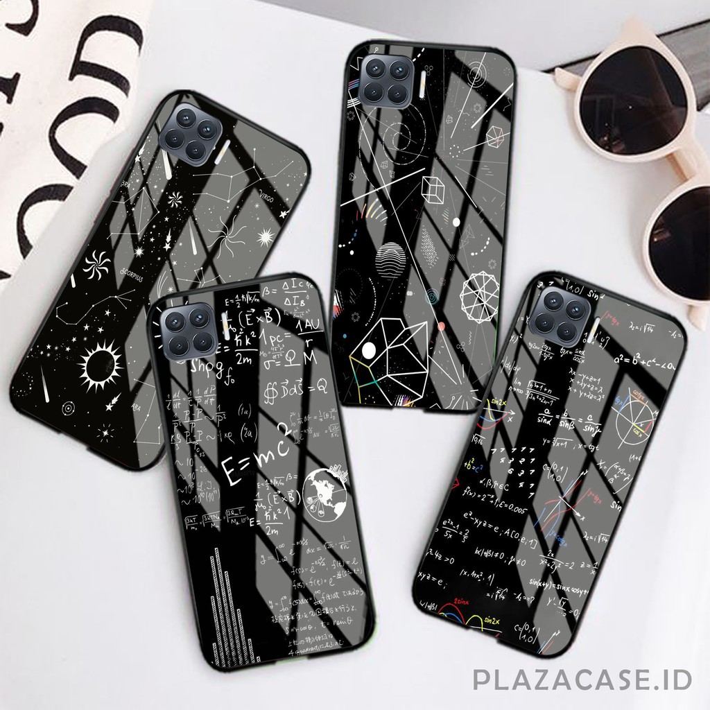 Softcase Glass Black [K74] for RENO 4F V20 V20 SE REDMI 9C A53 C17 RENO 4 REALME 7i Y30 Y50 A31 A73