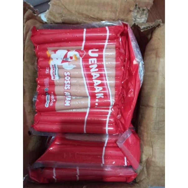 

Ready Stok premium sosis ayam Belfood premium kemasan +-1kg