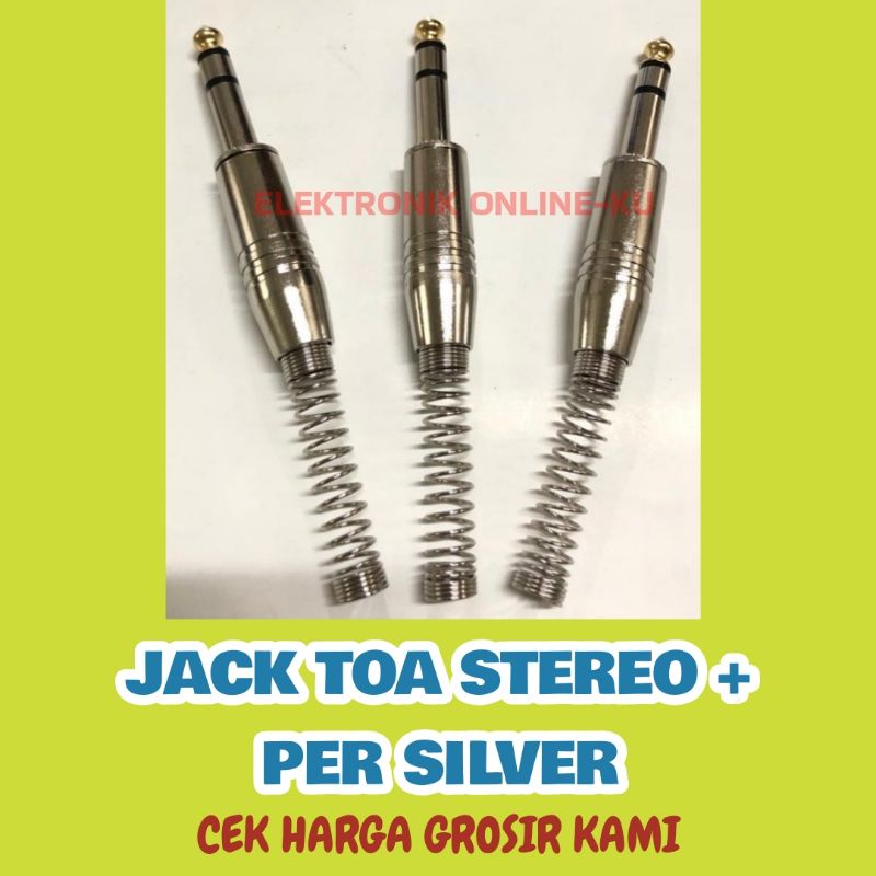 JACK TOA STEREO + PER SILVER