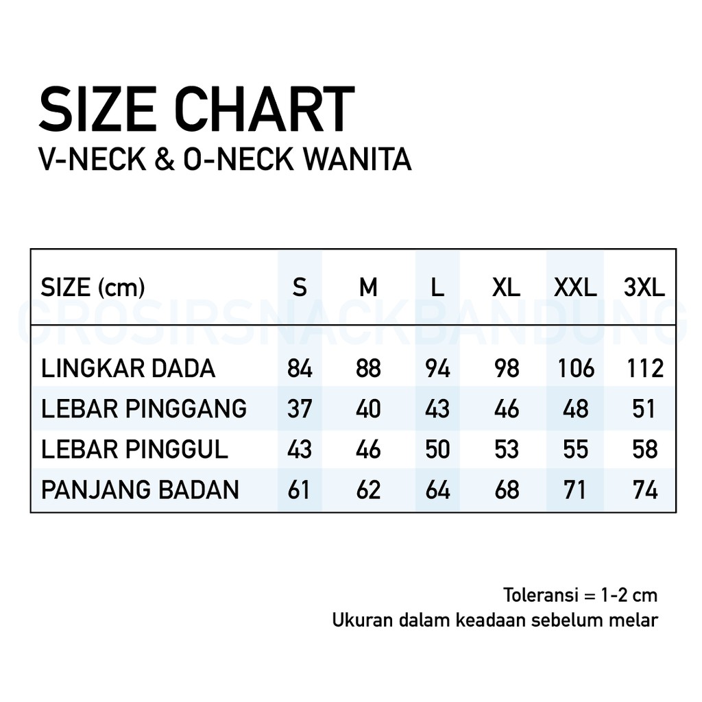 Woman Basic Tee V-Neck / Kaos Polos Wanita Kerah V Adem KATUN SHIRO