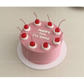 

Buttercream Cake Murah - Korean Style Birthday Cake - Kue Ulang Tahun Korea Simple - Kue Tart