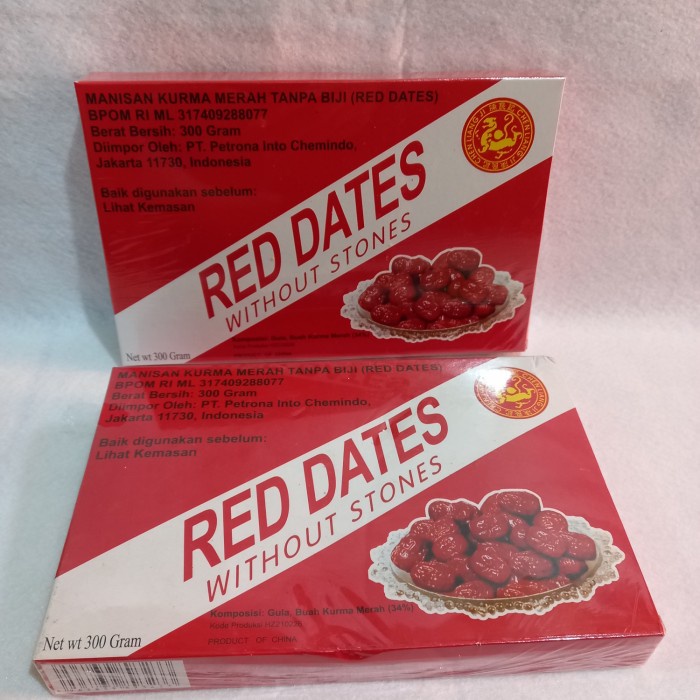 

Manisan Kurma Merah Tanpa Biji / Red Dates Without stones