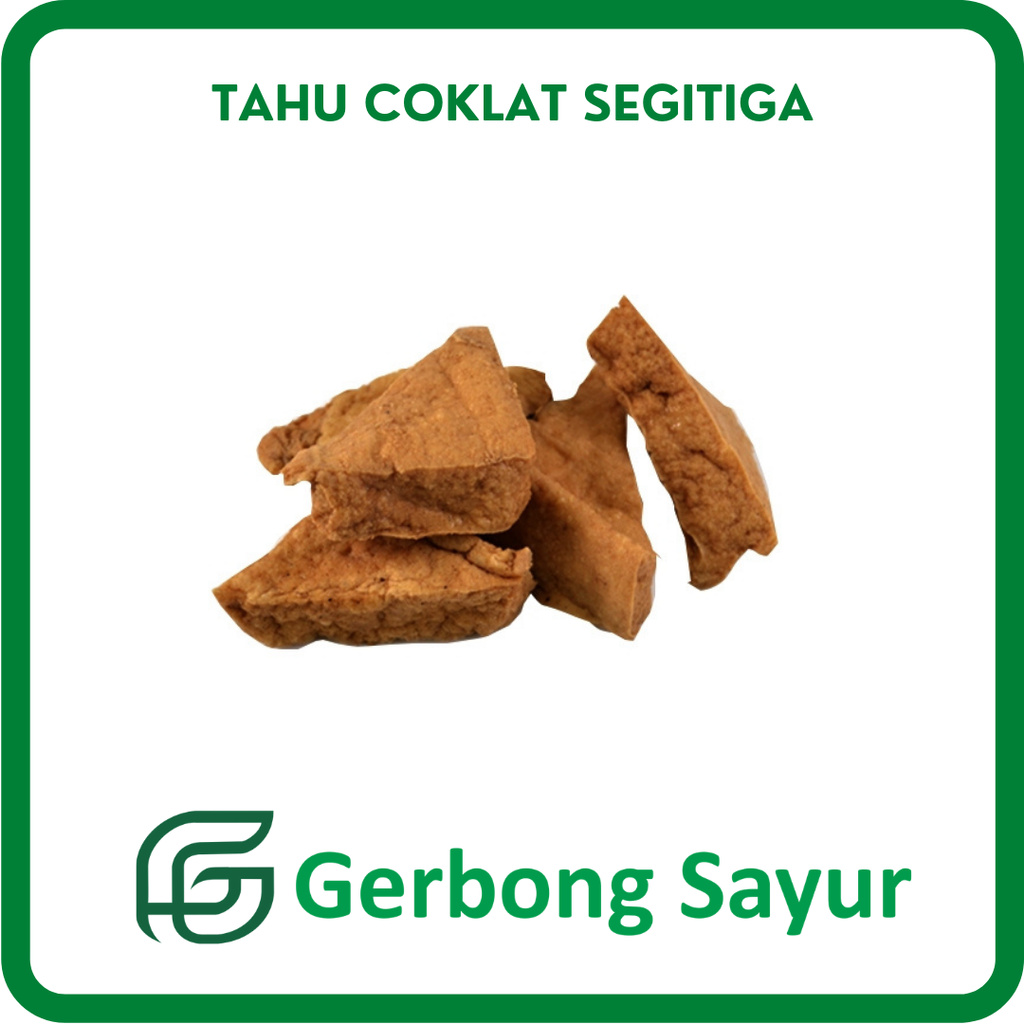 Jual Tahu Coklat Segitiga Segar 500g Shopee Indonesia