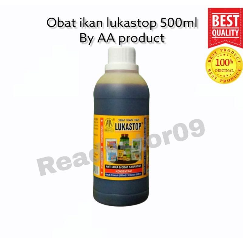 lukastop 500 ml 500ml obat ikan hias luka stop 500m