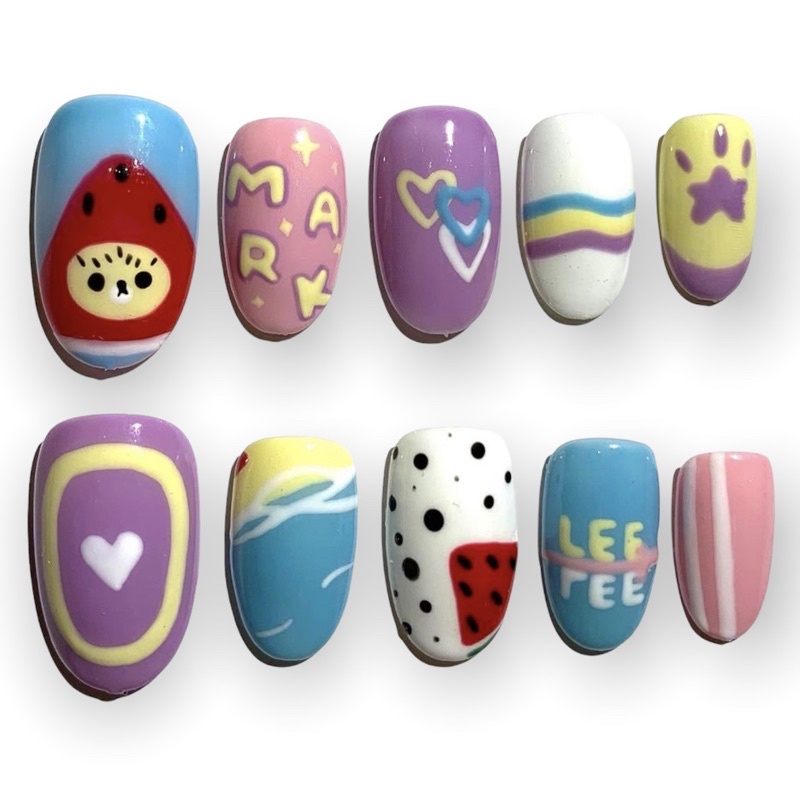 Mark Lee Fake Nails Press On Nails Kuku Palsu