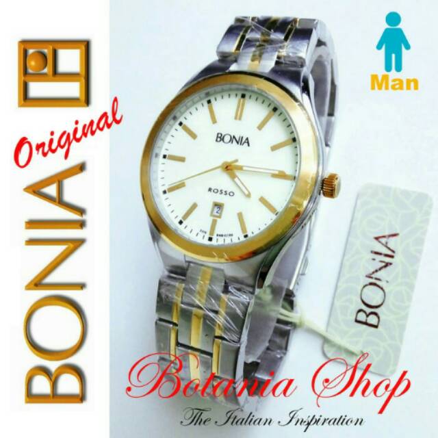 KADO HADIAH JAM TANGAN PRIA BRAND BONIA 100% ORIGINAL ANTI AIR