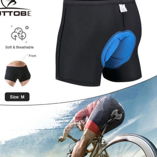 uu YGJQ Celana Sepeda / Celana Dalam Sepeda / Padding Sepeda Busa Gel Empuk 3D / Celana Sepeda Pria