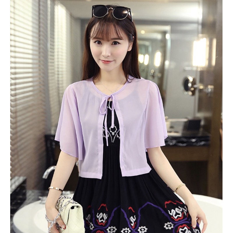 GROSIR VIOLETA CAPE KOREAN LOOK