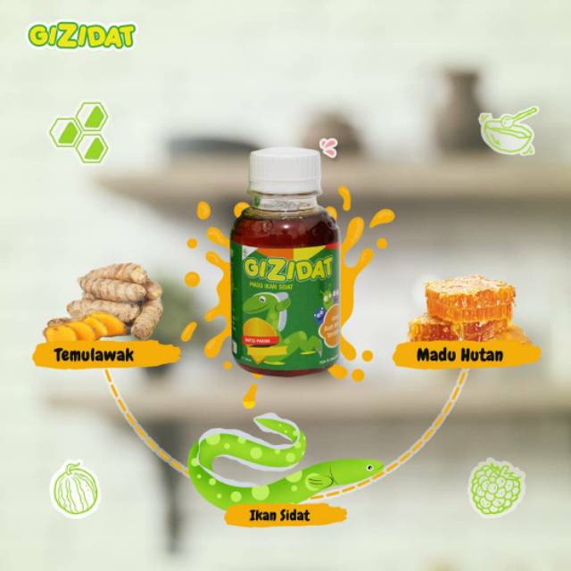 [JAMIN ORIGINAL] Gizidat madu hutan + ikan sidat ori