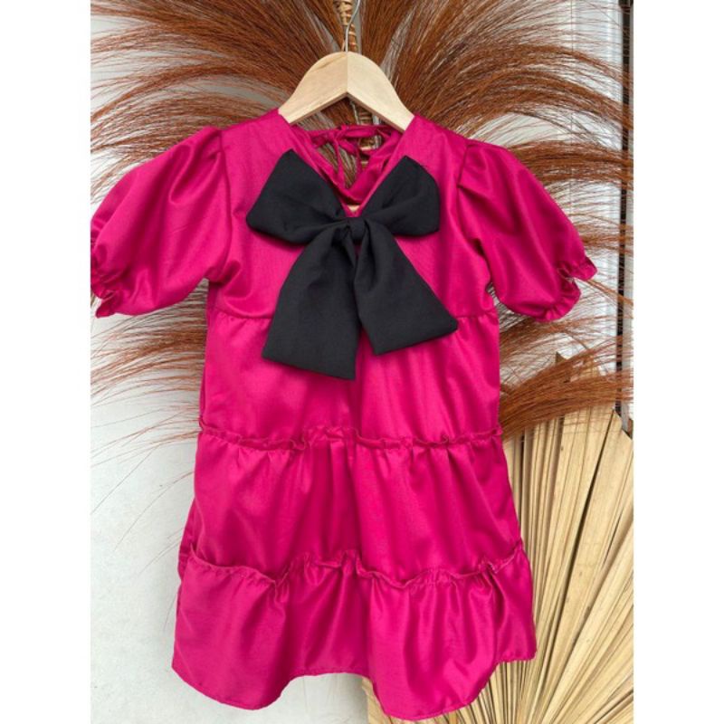 KOREA SAKURA DRESS ANAK PEREMPUAN