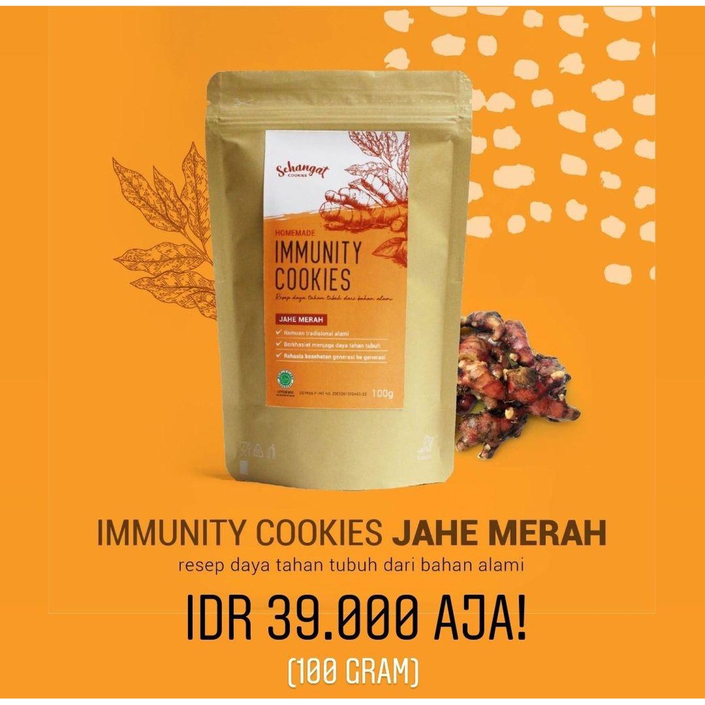 

Sehangat Immunity Cookies Jahe Merah