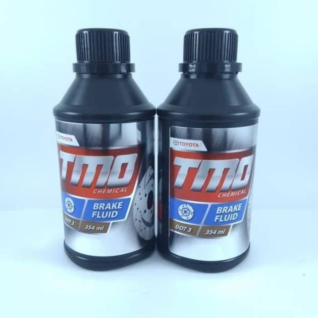 Brake Fluid Minyak Oli Rem/ Kopling Bening Kekuningan Mobil dan Motor 354 ML Merk TMO Toyota