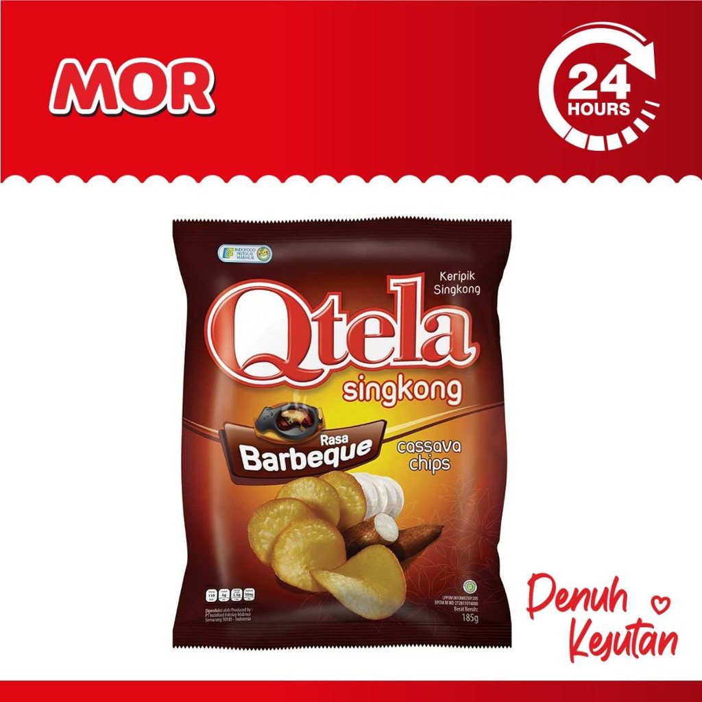 

QTELA Barbeque Keripik Singkong BBQ 180 gr