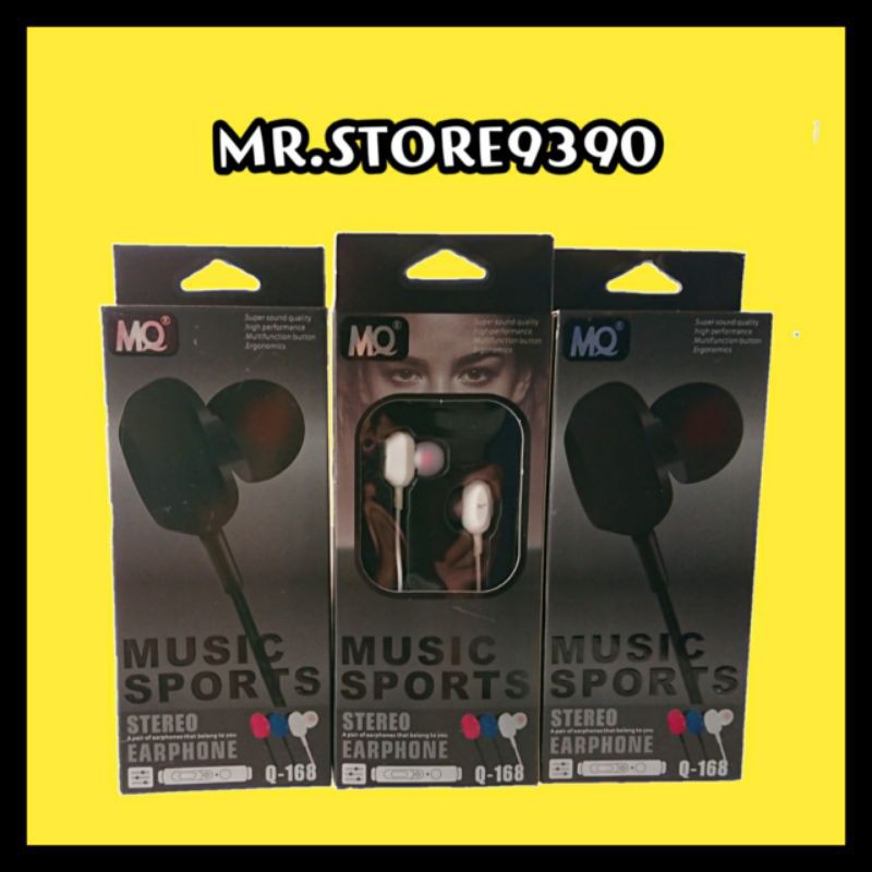 headset earphone MQ music sport Q-168
