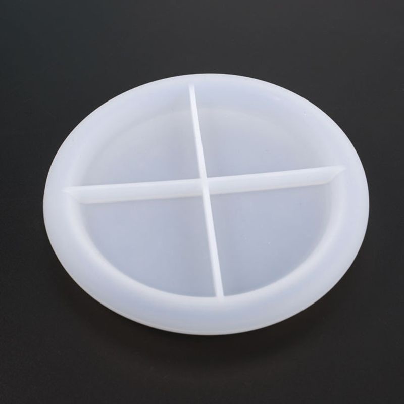 SIY  Silicone Crystal Epoxy Resin Mold Round Saucer Coaster Mat Casting Mould Handmade DIY Crafts Jewelry Making Tools