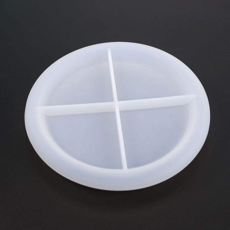 SIY  Silicone Crystal Epoxy Resin Mold Round Saucer Coaster Mat Casting Mould Handmade DIY Crafts Jewelry Making Tools