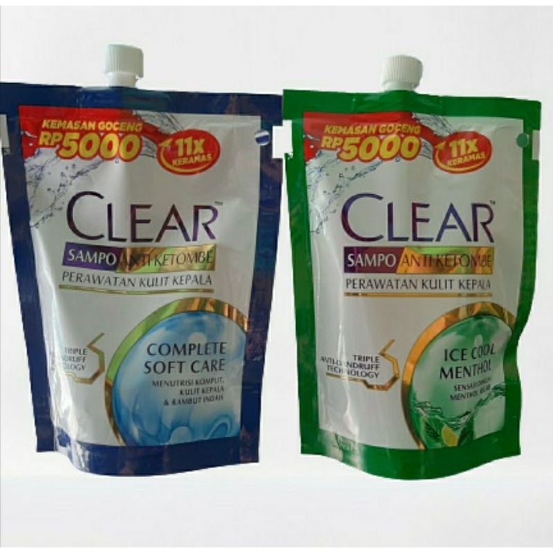 shampoo clear pouch 55ml