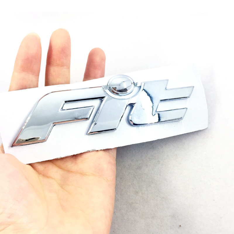 1pc Stiker Emblem Logo Honda Fit Jazz Bahan Abs Krom Untuk Bagasi Belakang Mobil