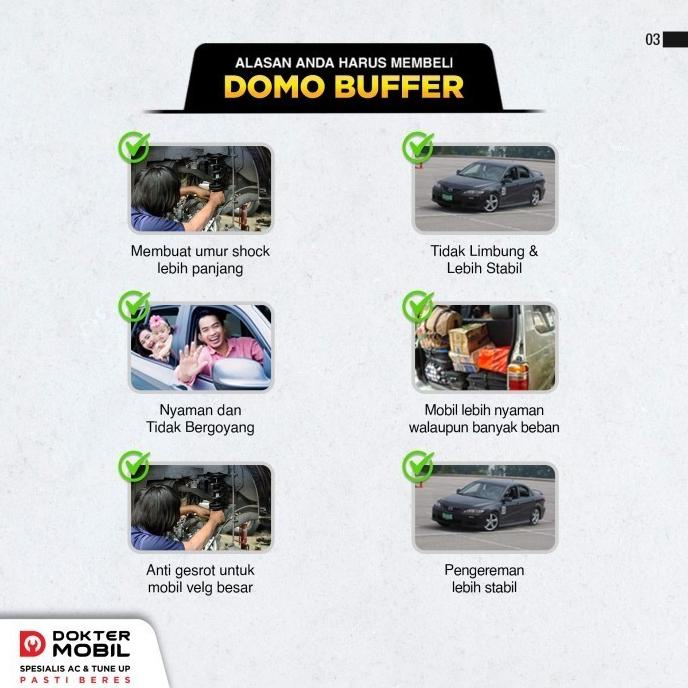 Domo Buffer Honda Cr-V Damper Mobil Crv Spring Buffer Dokter Mobil Kode Br09