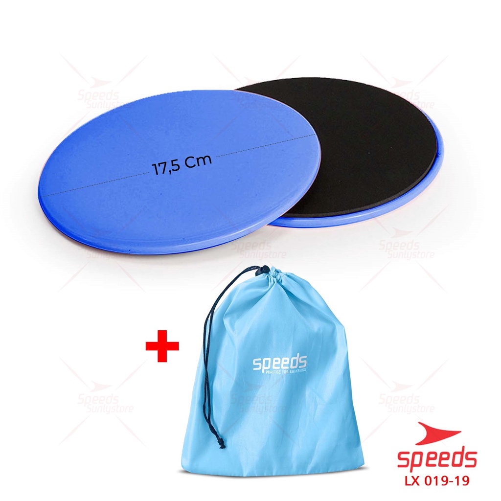 SPEEDS Waist Twisting Kaki Olahraga Rumah Portabel Fitness Pelangsing Perut Paha Pinggul Waist Twisting Terpisah 041-5-019-19 BIRU