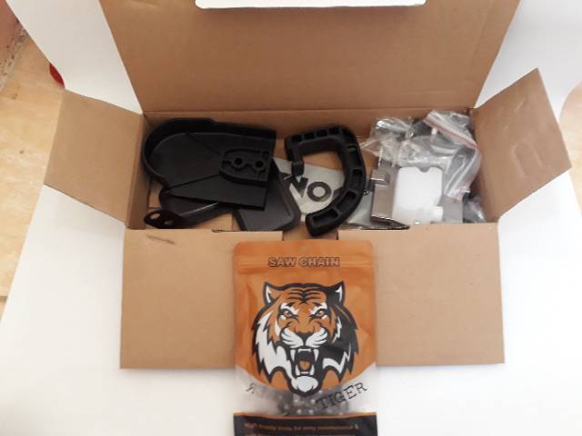 ADAPTOR MINI CHAINSAW MESIN GERINDA CHAIN SAW STAND / Mini Adaptor Chainsaw 11,5&quot; Inch Chain Saw Converter Mesin Gerinda Tangan Sambungan Gergaji tangan