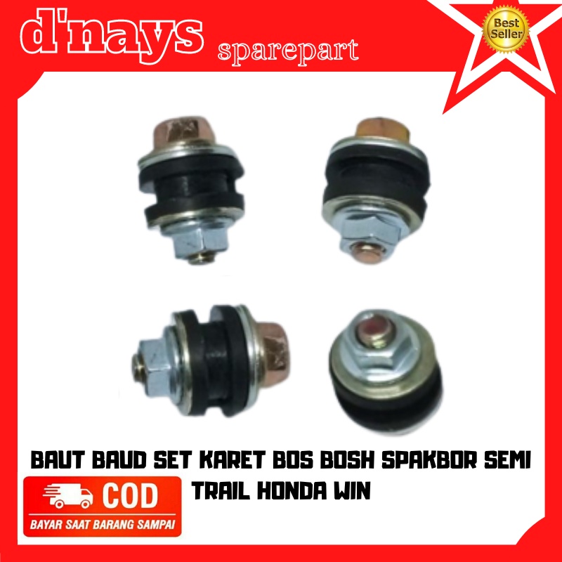 BAUT BAUD SET KARET BOS BOSH SPAKBOR SEMI TRAIL HONDA WIN