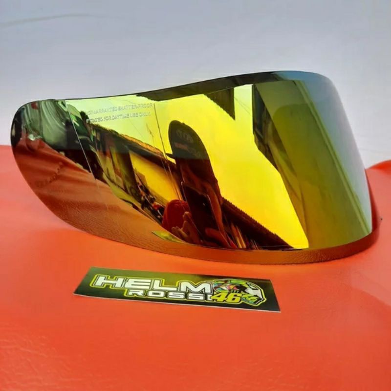 Kaca Visor Helm Flat KYT rc-7 KYT r10 KYT k2 rider MDS Viktory DLL.