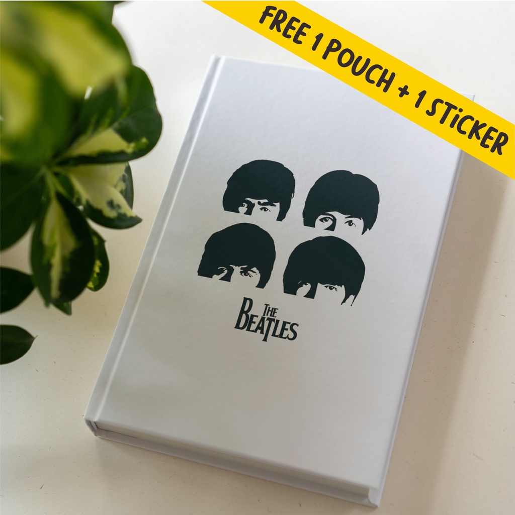 

Buku Catatan Journal Diary Notebook Agenda, Dotted dan Polos The beatles portrait Leon Paperworks