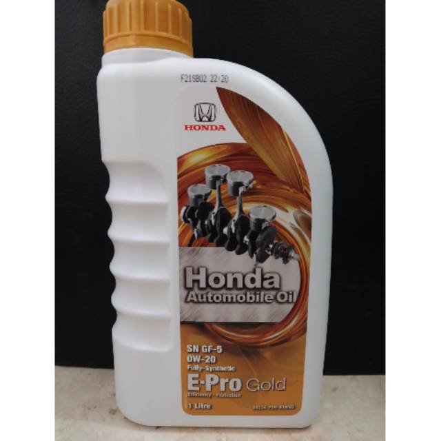 Oli Honda E-Pro Gold OW 20 Fully Synthetic 1 Lt