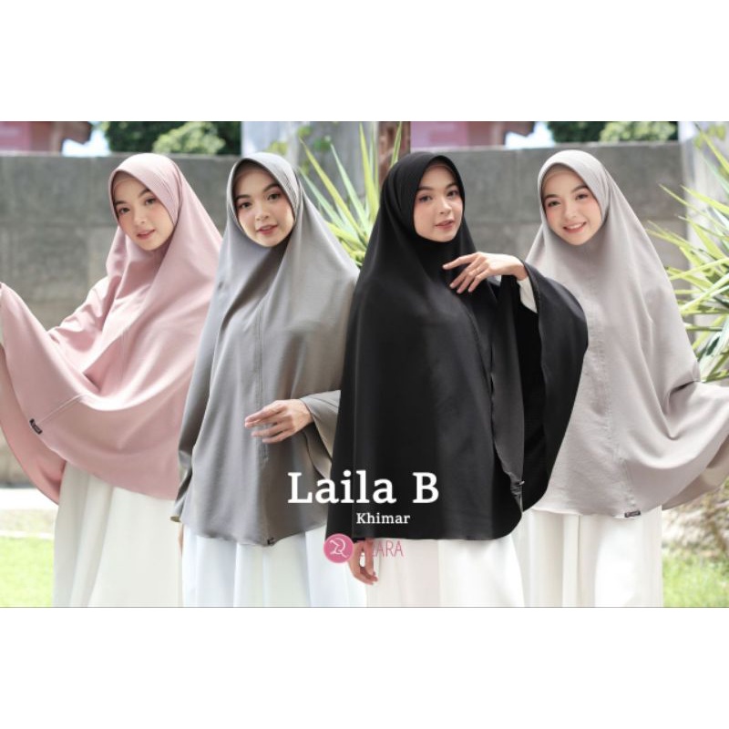 Khimar Laila B by Zizara / Hijab instan / bergo Syari