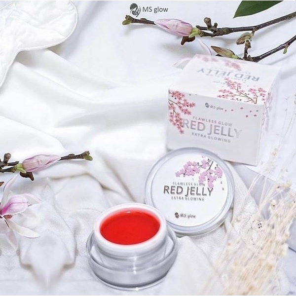 Ms Glow Red Jelly Extra Glowing / Flawless Glow Red Jelly Ms Glow / Sleeping Mask Ms Glow Original