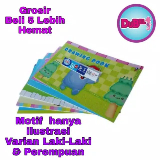 

Sketsagambar- Buku Gambar Sidu A4 / Drawing Book A4 / Isi 10 Lbr / Buku Gambar Murah - Perempuan