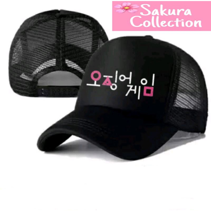 Topi trucker SNAPBACK topi jaring SQUIDGAME Korea