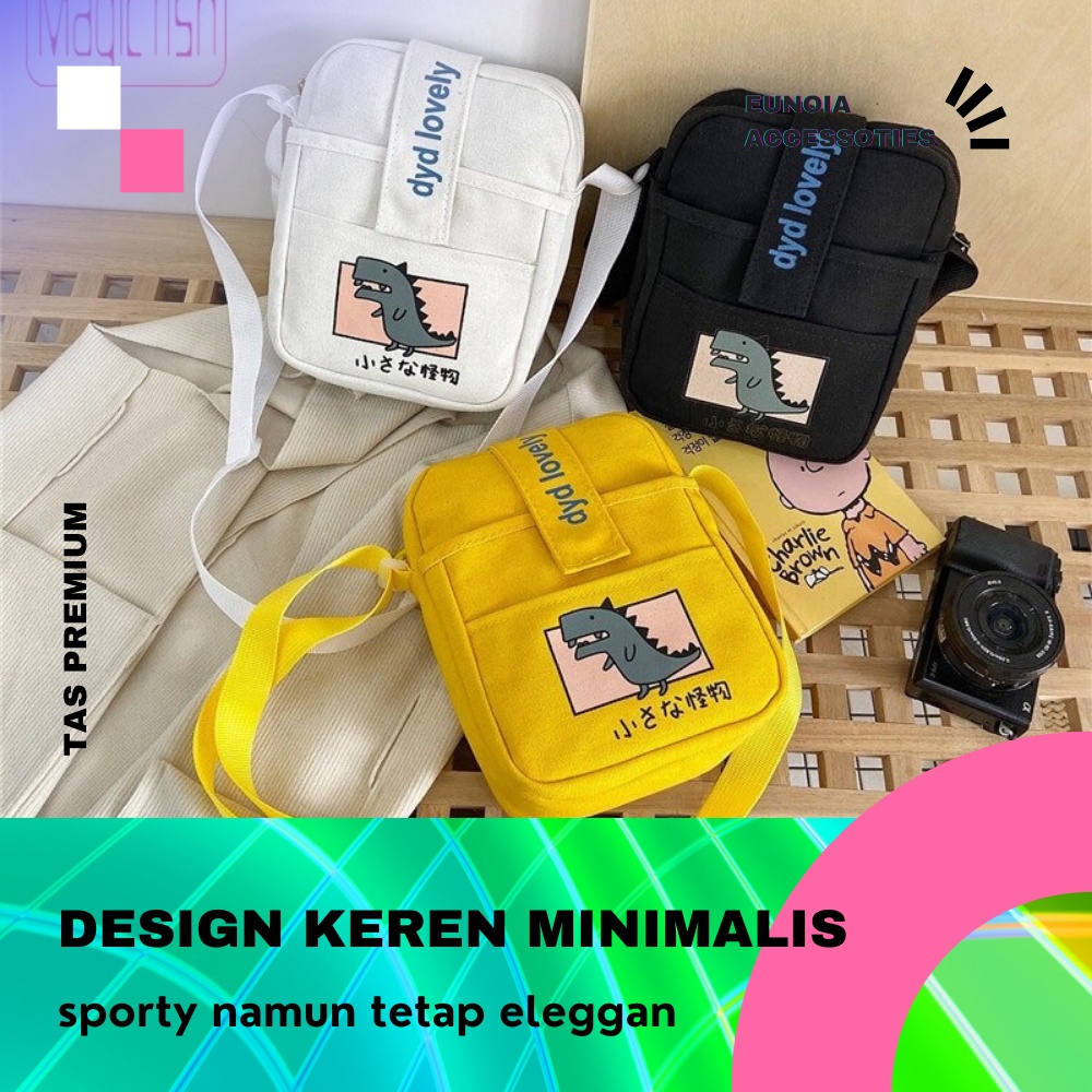 Tas Bahu Selempang Samping Gantung Anak Wanita Cewek Remaja Perempuan Kekinian Keren Import Murah