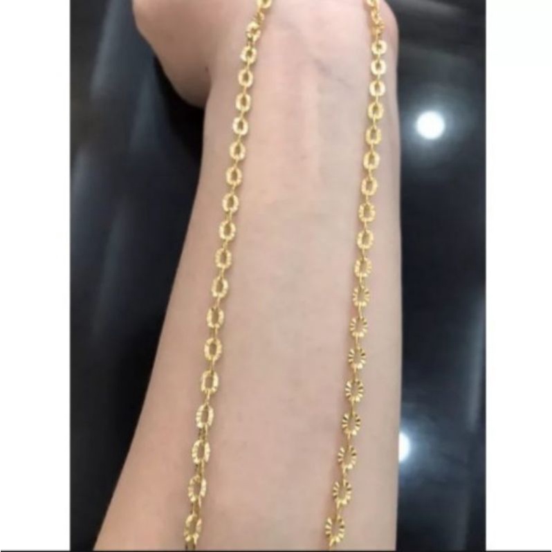 cod kalung nuri asli di lapis emas 24k asli emas mudah free surat
