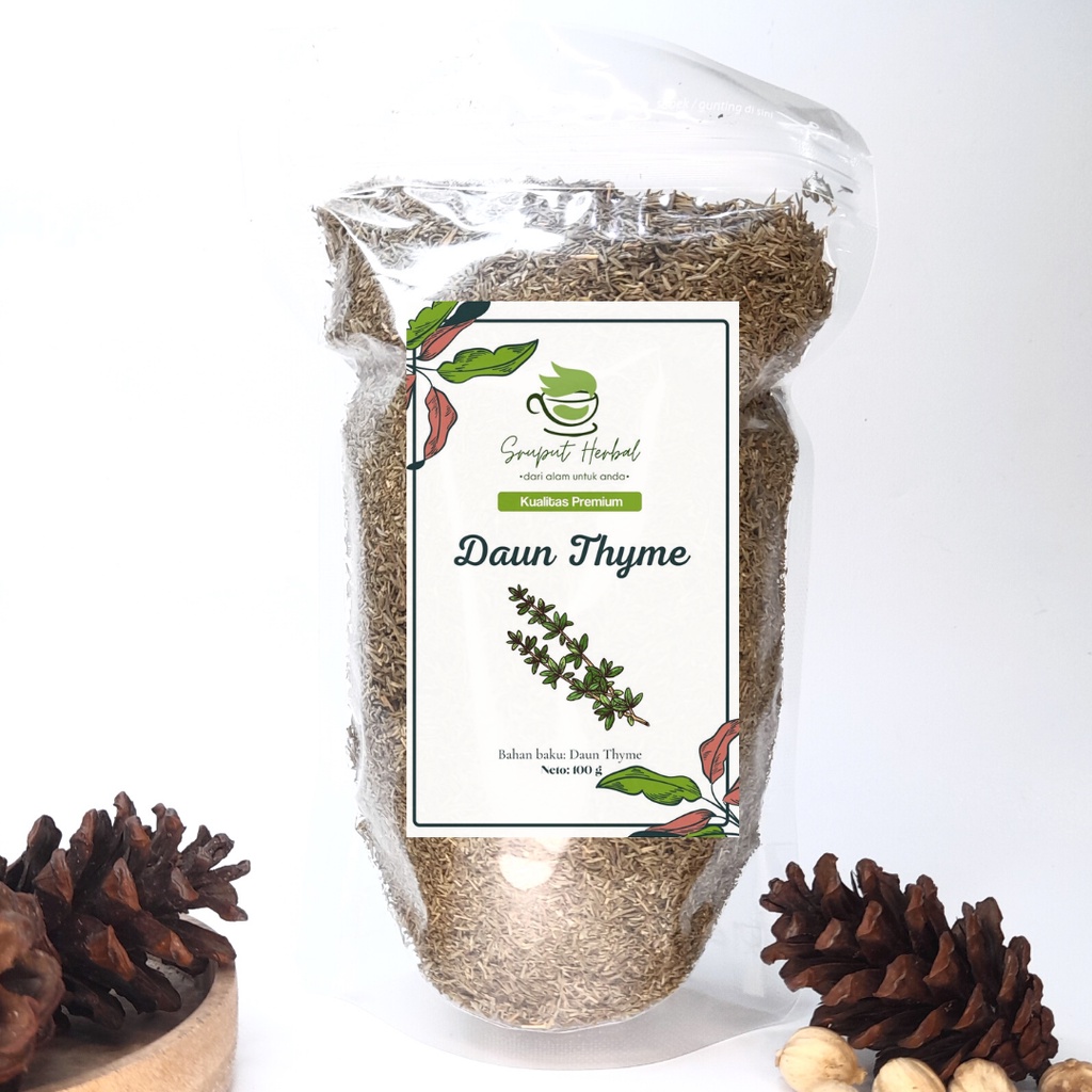 100gr Daun Thyme Thyme Leaves Murni 100% Premium Berkualitas