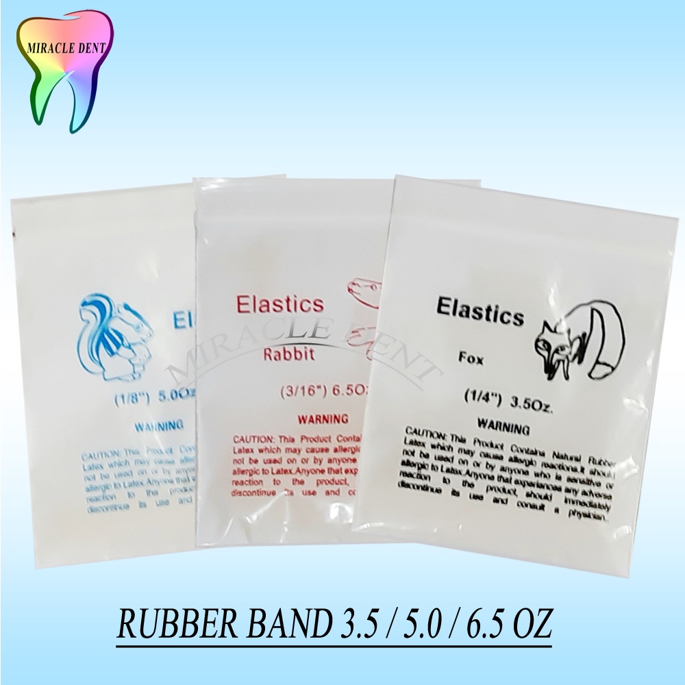 Dental karet elastik ortho gigi behel elastis / elastic rubber band