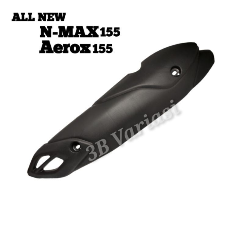 Cover Tutup Tameng Knalpot Standar Yamaha All New N-max 155 2021-2022 &amp; Aerox 155 2021-2022 Original Standar