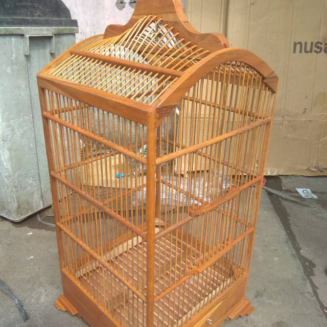 kandang Kenari Plitur model kosan Shopee Indonesia