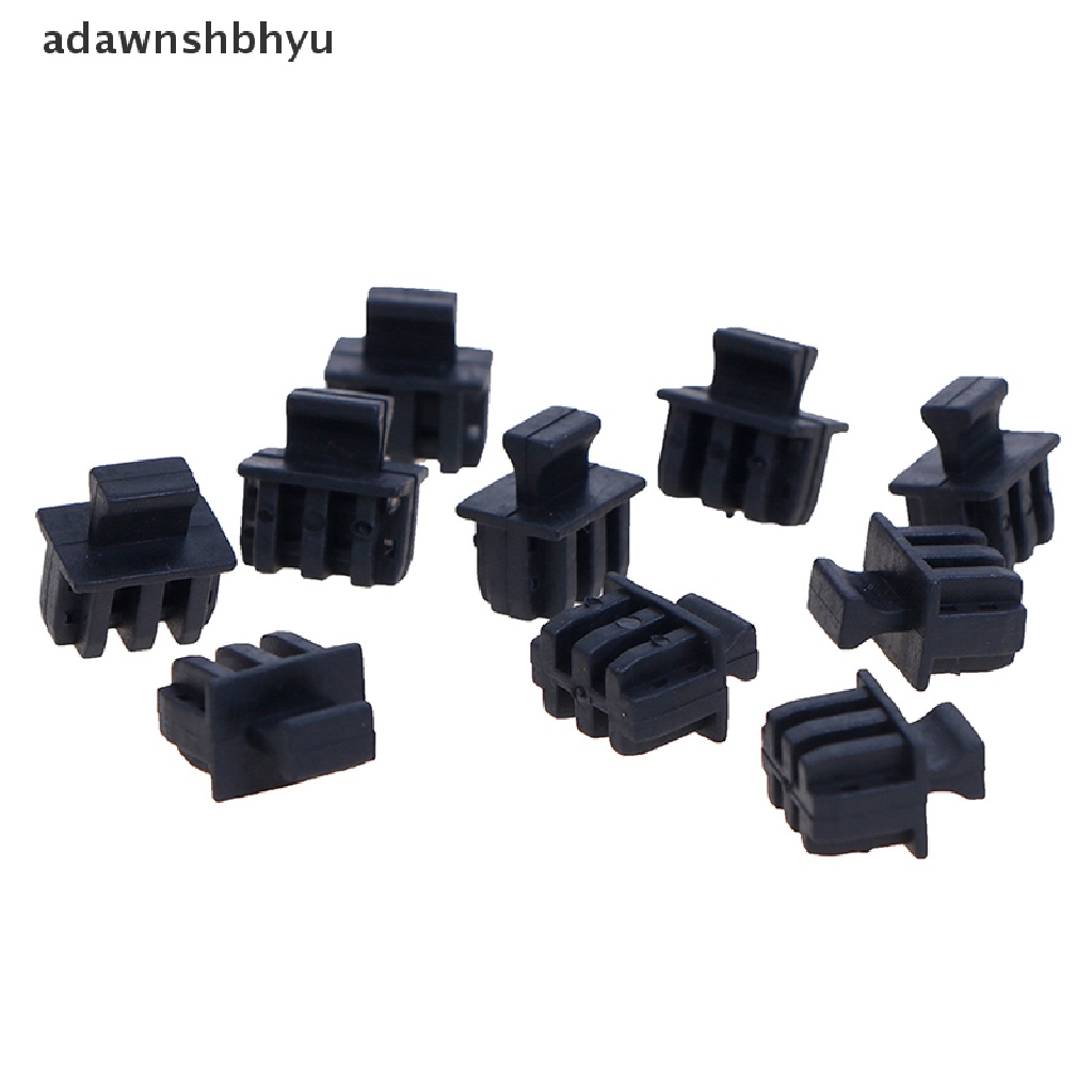 Adawnshbhyu 10pc Penutup Pelindung SFP Fiber Module Covers Dust Cap Cage Colokan Debu